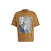 Adidas TERREX X And Wander T Shirts Unisex Yellow Crew Neck Moderate Straight Fit HR7142 S