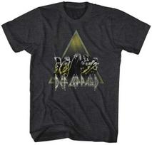 Def Leppard Performing Live On Stage Men's T Shirt Rock Band Merch M