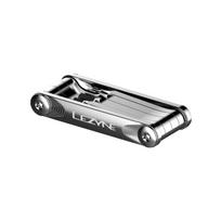 LEZYNE Ultra-thin multi-tool for bicycles, corrosion-resistant, stainless steel, 7 types sidabras
