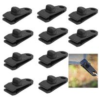 Esforzarse 10 Pieces Tent Clip Tarp Clip Set, Outdoor Camping juoda