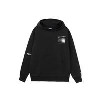 Li Ning Skateboard Sweatshirts Unisex Black Hooded Moderate Regular AWDR451-1 M