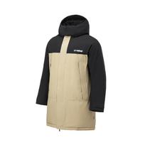 Li Ning Hot Pots Down Collection Down Jacket Men's Authentic Khaki/Black AYMT319-1 M