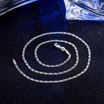 Vyriški Moteriški Papuošalai Sidabrinės/Auksinės Spalvos Karoliai Kubietiška Grandinėlė Vestuvių Dovana 40cm auksas