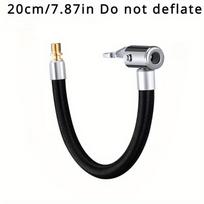 1 vnt. Jungiamasis žarna Automobilio Greito Pripūtimo Siurblio Prailginimo Vamzdelis 20cm/7.87in Do not deflate gray