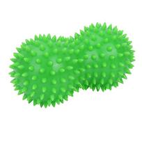 PVC Peanut Spiky Massage Ball Back Foot Massager Ball Fitness Muscle Massaging (green) žalia