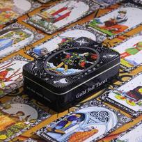 Iron Classic Beginner Tarot Deck 12x7 Cm 78 Pcs Tarot Cards Based on Rider Waite System Gilded Edges