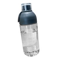 Cold Brew Bottle 450ML PC High Temperature Resistant Simple Portable Cold Brew Tea Bottle with Scale for Home Use Grey pilka