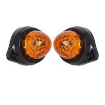 6-Pack LED Side Marker Light, 12V Waterproof trailer lights Red LED Truck Trailer Tail Lights for Truck RV Camper Van semi trucks Boat