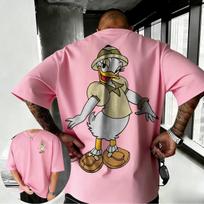 2026 Summer Disney Mickey Mouse Donald Duck Graph Tshirt Fashion Cotton Quality Casual Loose Short Sleeve Classic Unisex S