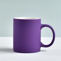 Ins stiliaus violetinis keraminis puodelis, matinis kavos pieno puodelis, buitinis kavos puodelis, pusryčių puodeliai, keramika ir molio gaminiai, virtuvės reikmenys 330ml purple