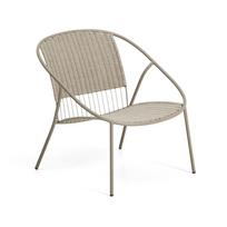 Taupe spalvos sodo krėslas Atrani – Kave Home