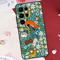 Mielas ežiuko dėklas, skirtas Samsung Galaxy S26 Ultra S23 S22 S21 S20 S24 S25 Ultra S10 Plus S25 FE dangtelio korpusas Galaxy S24 Plus