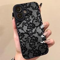 Phone Case for vivo Y400 V60 V50 Y04 V30 Y200 V29e V29 V27 V27e V50 V21 Y100 Y78 Y36 Y27 16 Lite Pro 5G Cover Lace Floral Trendy vivo Y400 Pro 5G
