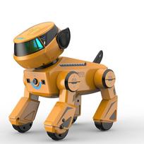 S-Cyberdog išmanus robotas šuo, su viena baterija, sekantis paliečiant, Bluetooth garsiakalbis, programuojamas, šokantis, RC robotas, vaikams, edukacinis interaktyvus žaislas single battery version oranžinė