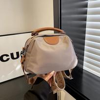 2024 Multi-Functional European/American Style Nylon Crossbody Bag - Large Capacity, Fashionable & Versatile Women's Shoulder Bag One Size chaki