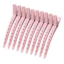 10/20 Pcs Duck Bill Clips Rustproof Metal Alligator Curl Hairpin Barrettes with Holes Hair Styling Hair Coloring Wig Tools