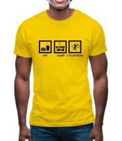 Eat Sleep Cyclocross Repeat Mens T-Shirt S