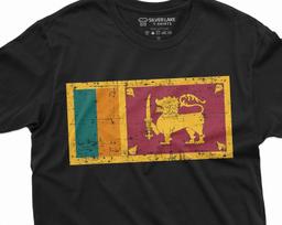 Sri Lanka Flag T-shirt Sri Lanka Coat of Arms nationality Patriotic Mens Womens Tee 2XL