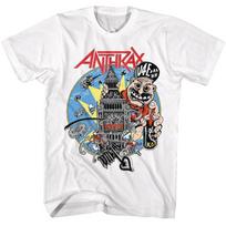 Anthrax U4EAAAHH Clock Tower Spray Paint Men's T Shirt Metal Rock Band Merch 2XL