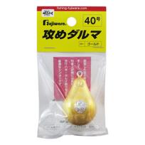 Fujiwara Attack Daruma No. 40 Gold No. 40 auksas