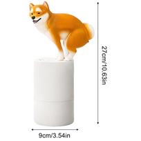 Automatic Hand Soap Dispenser Cute Dog Touchless Soap Dispenser Bathroom Waterproof Gadgets Bathroom Accessories for Home Family geltona