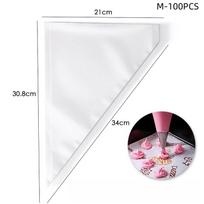 100/50/20pcs Disposable Piping Bag Pastry s Icing Fondant Cake Cream for Decorating Pastries Cakes Baking Tools