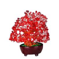 18cm Feng Shui Tree Tabletop Decor Fortune Tree Bonsai Prosperity Lucky Money Tree  Wealth Five Colors