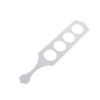 Clear Acrylic Templates Glass Flight Paddle Board Acrylic Router Template for Glasses Serving Tray Mold Easy to Clean C