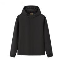 Timberland Waterproof Hooded Comfortable Fashion Windbreaker Men Jacket Black A44XJ-001 XXXL