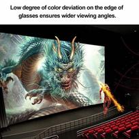 VQ163R poliarizuoti pasyvūs 3D akiniai, skirti 3D televizoriui Real 3D Cinemas, skirta Sony Panasonic