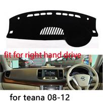 For Nissan Teana J32 2008-2013 Right and Left Hand Drive Car Dashboard Covers Mat Shade Cushion Pad Carpets Accessories Red Edge