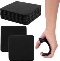 10Pcs Lifting Grips Pads Gym Workout Gloves Pull up Neoprene Comfort Weightlifting Hand Grips for Men & Women No Sweaty Hands juoda