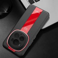 For Honor Magic 6 Pro Case  Lichi Leather +Soft TPU Ultra Thin Lens Protection Slim Matte Cover for Honor Magic6 for Honor Magic6 Pro