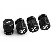 4PCS Car Wheel Tire Valve Caps Tyre Rim Stem Covers Car Dustproof Tire Cap Z Logo for Nissan Datsun Z Car Accessories