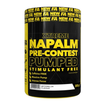 NAPALM Pre-contest pumped stimulant free 350 g (Pre-workout be kofeino)