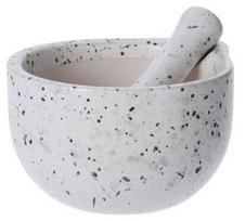 Grūstuvas Kitchencraft 215720, 6 cm, balta sp./juoda sp./pilka sp.