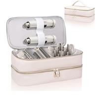 Travel Carrying Case for Hair Dryer Double Layer Zipper Storage Bag Portable Cosmetics Organizer for Business Trip Travel balta