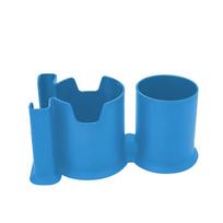 Kayak Cup Holder Easy to Remove Multifunctional Paddleboard Drink Holder Anti-shake Phone Mount for Surfing Canoeing Water Sports mėlyna