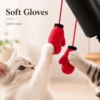 Cat Boxing Toy Multifunctional Interactive Pet Game Fit for Small Medium Cats Indoor Play Boredom Relief one size