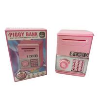 Creative Password Children's Piggy Bank Mini ATM Cash Saving Money Box Money Saving Bank Financial Saving Toys Kids Gift rožinė