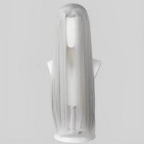Final Fantasy 7 FF7 Saiphros Cosplay Wig - Parted Long Straight Hair Daily Outfit or Anime Cosplay Wig as the picture