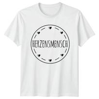 Herzensmensch T-Shirt Valentines Day Gift For Him And Her XXXXL