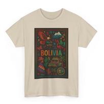 Bolivia T Shirt Unisex | Vintage La Paz Graphic Tee | South American Heritage Pride Shirt | Cool Gift for Bolivian Soul Culture Lovers S