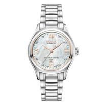 DOXA Women's Mechanical Silver Watch D219SMW sidabras