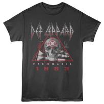 Def Leppard Skull Crosshairs Ptromania 1983 Men's T Shirt Rock Band Merch XL