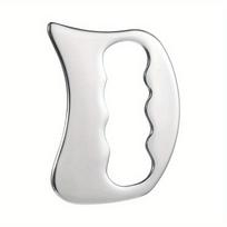 Stainless Steel Gua Sha Massage Tool - Muscle Scraper - Soft Tissue Mobilization, Large Size Gua Sha Massager for Back, Legs, and Arms