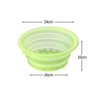 High Quality Silicone Ice Bath Washbasin Foldable Improved Blood Circulation Ice Washbowl Relief Stress Face Dipping Bowl Travel žalia