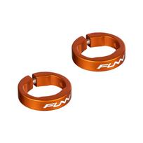 Funn Alloy Bicycle Grip Clamp Ring for Hilt, Holeshot MTB One size oranžinė