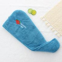 Rapid Dry Towel for Hair Microfiber Towels Anti Frizz Dry Hair Hair Towel Quick Dry Hair Dry Towels for Girls Beach Shower Cap mėlyna