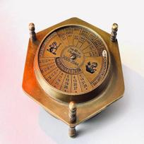 Compass with Built-in 40 years Calendar Navigate and Organize with Timeless Style, calendar, compass, unique, antique design